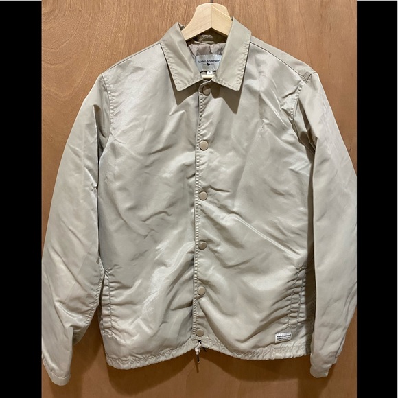🔥 Modern Amusement Tan Beige Coach Jacket Unisex - Picture 3 of 6